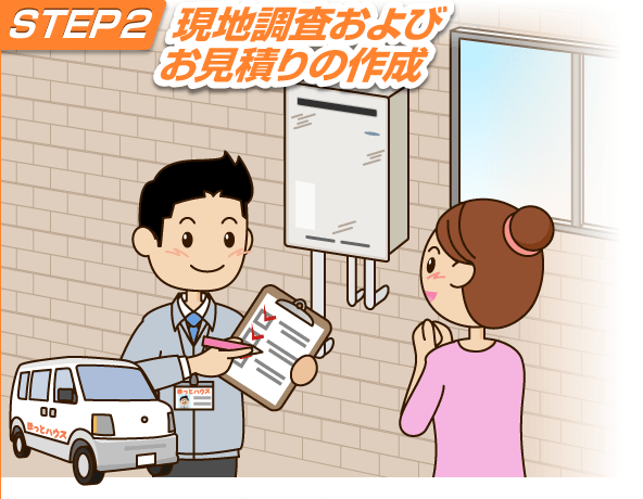 現地調査およびお見積りの作成