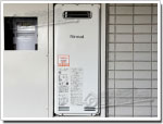 リンナイのガス給湯器に交換RUF-VS1610SAW-VC→RUF-SA1615SAW(A)