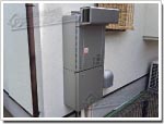 ノーリツのガス給湯器に交換GT-2428SAWX→GT-C2472SAW-1 BL