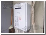 リンナイのガス給湯器に交換GQ-1637WS→RUX-A1616W(A)-E